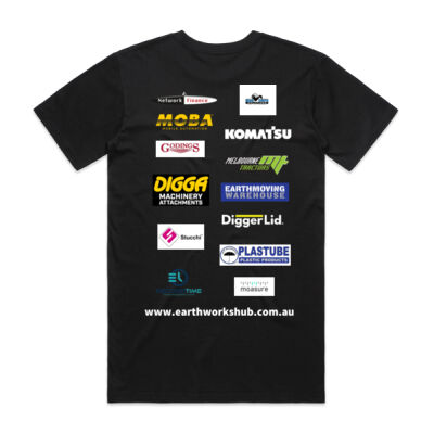 White Logo with Sponsors (assorted colours) Thumbnail